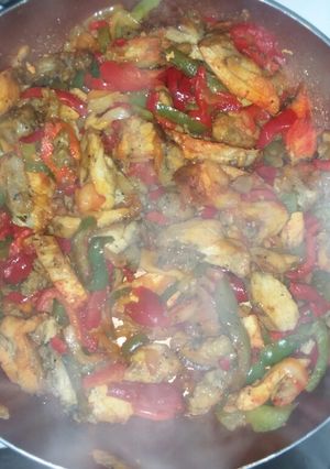 A picture of Easy chicken fajitas.