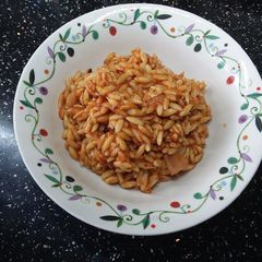 A picture of Kritharaki.