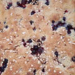 My Blackcurrant and Hazelnut Traybake A picture of My Blackcurrant and Hazelnut Traybake.