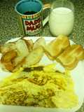 Easy Cheesy Cheesesteak Omelet