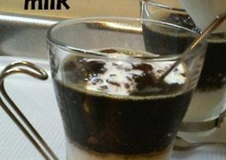 Recipe of Homemade Coffee and Milk Agar Jello