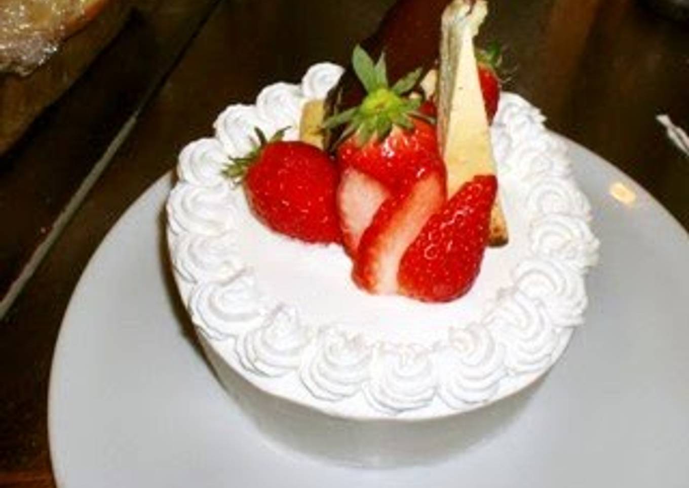 A trick to make a cake with a beautiful shape