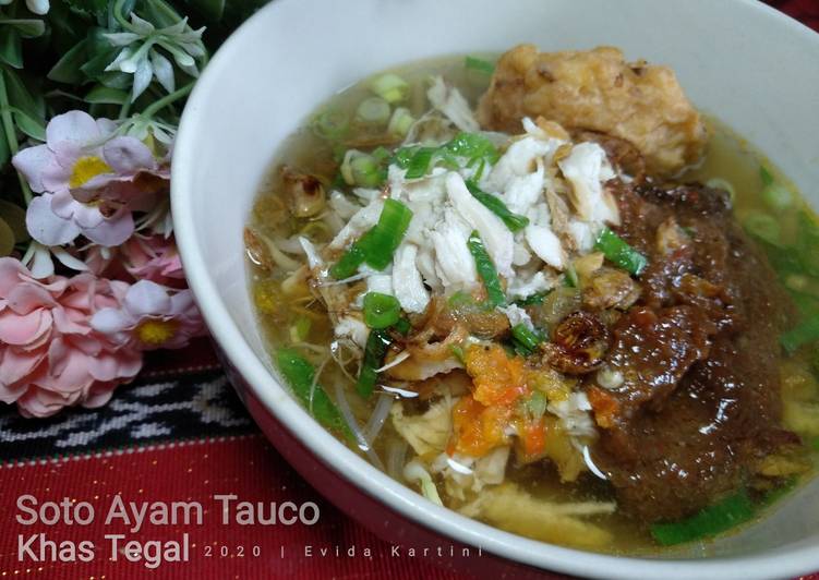 RECOMMENDED! Inilah Resep Soto Ayam Tauco khas Tegal Spesial
