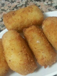 Una foto de Pincho de croquetas