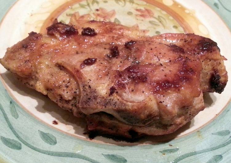 Bomb pork chops