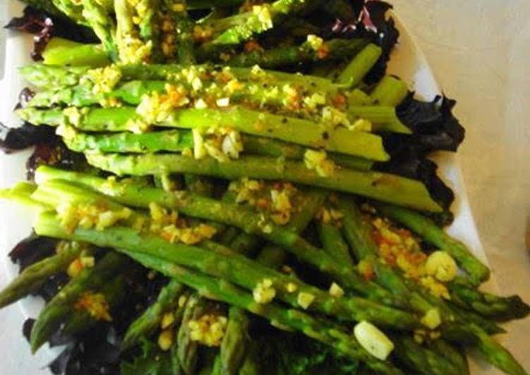 Easiest Way to Prepare Appetizing Asparagus With Garlic