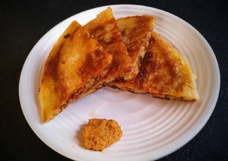 Simple Way to Prepare Any-night-of-the-week Dosa sandwich