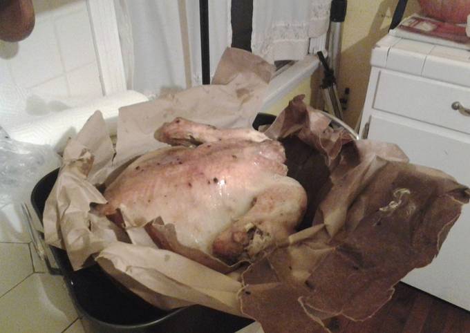Upside Down Brown Bag Turkey