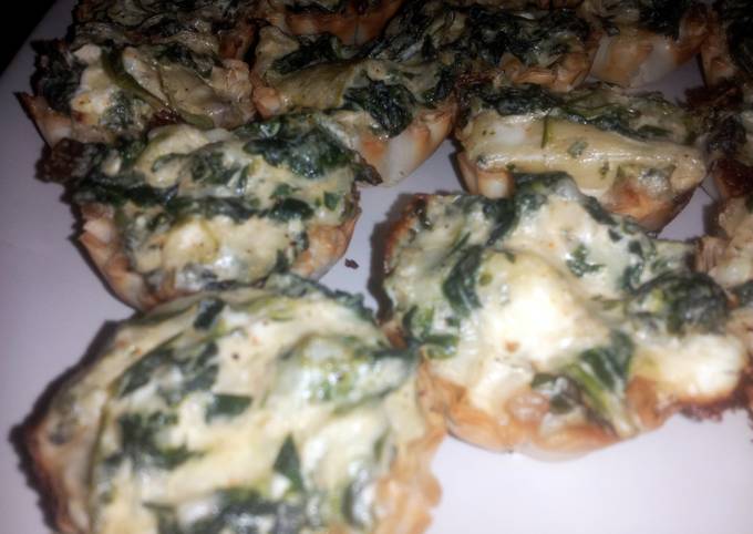 Spinach and Artichoke Cups