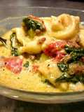 Creamy Sausage Tortellini Soup