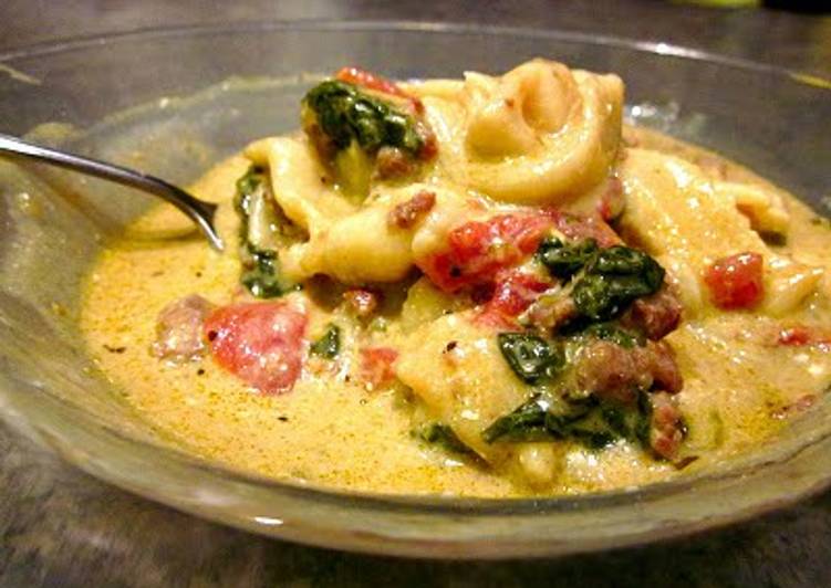 Recipe of Any-night-of-the-week Creamy Sausage Tortellini Soup