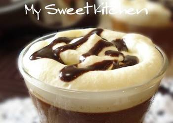 Fresh, Cooking Recipe Cafe Mocha Pudding Home Style