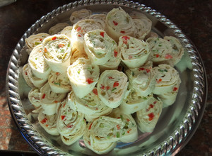 A picture of Colorful Cream Cheese Pinwheels.