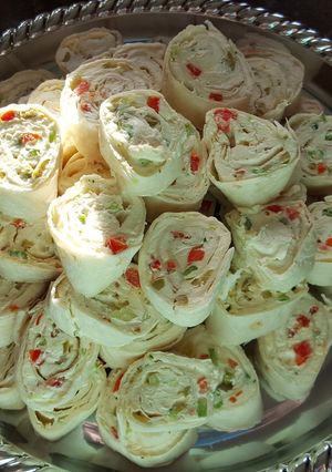 A picture of Colorful Cream Cheese Pinwheels.
