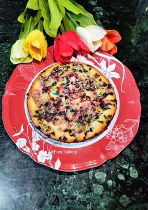 A picture of Semolina Chocolate cake.