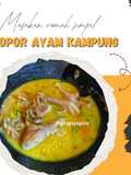 26. Opor Ayam Kampung Praktis (bumbu indofood)