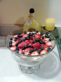 A picture of Angelic Fruit Trifle.