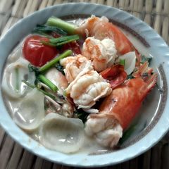A picture of kanya's Prawns in coconut milk.