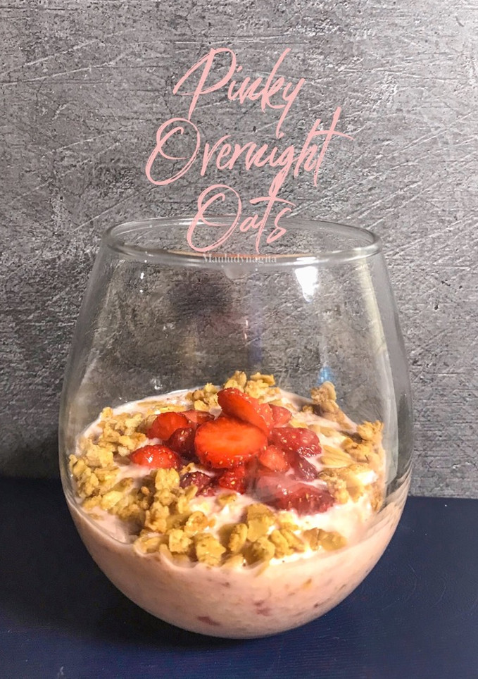 Foto resep Pinky Overnight Oats