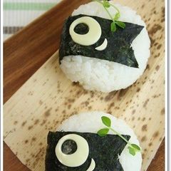 A picture of Konobori Rice Balls for Children's Day.