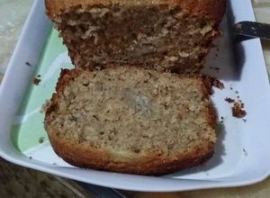 Una foto de Budín integral de banana 😊 (Súper fácil)