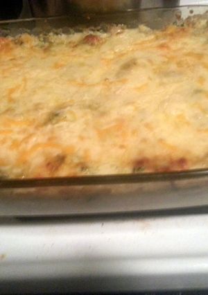 A picture of Broccoli and Spinach White Lasagna.