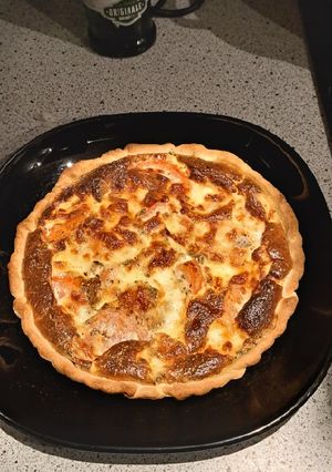 Une photo de Quiche tomate mozzarella
