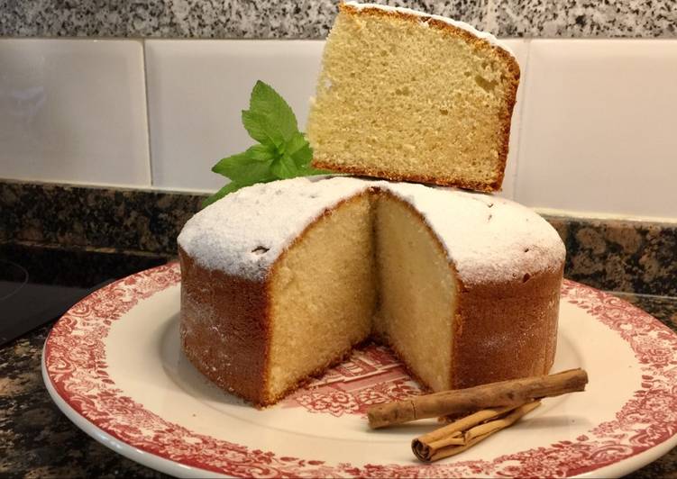 Bizcocho de harina de arroz, sin gluten, sin lactosa