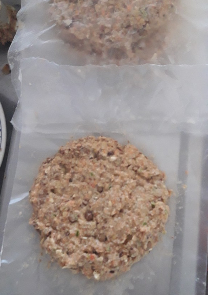 Una foto de Hamburguesas de lentejas 🍔