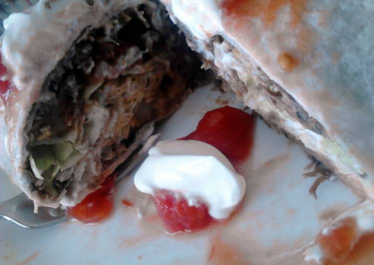 Recipe of Ultimate Leftover Potroast Burrito&#39;s