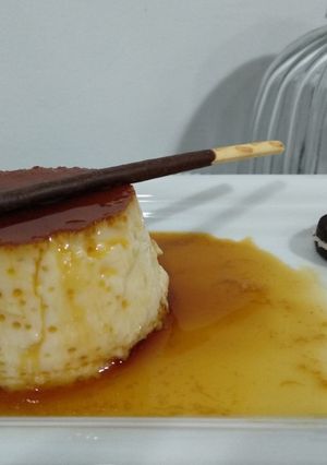 Una foto de Flan de vainilla
