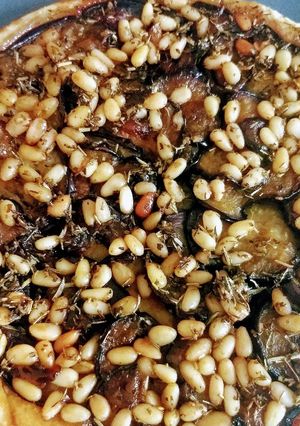 Une photo de Tarte tatin d'aubergines