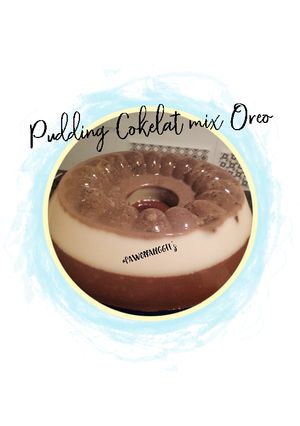 Foto resep Pudding Nutrijell Cokelat Oreo