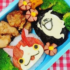 A picture of "Yokai-Watch" Character Bento.
