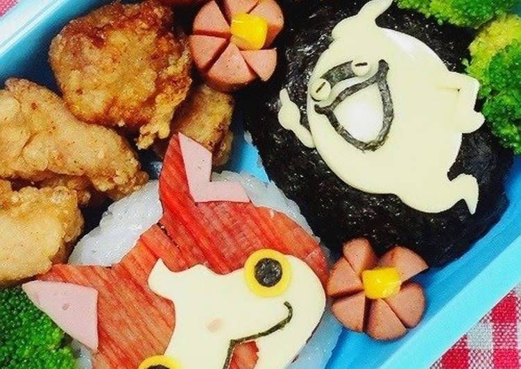 Steps to Make Perfect &#34;Yokai-Watch&#34; Character Bento