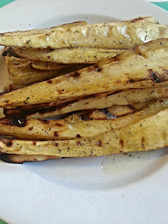 A picture of Grilled Parsnips.