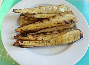 A picture of Grilled Parsnips.
