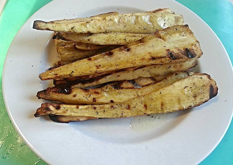 Grilled Parsnips