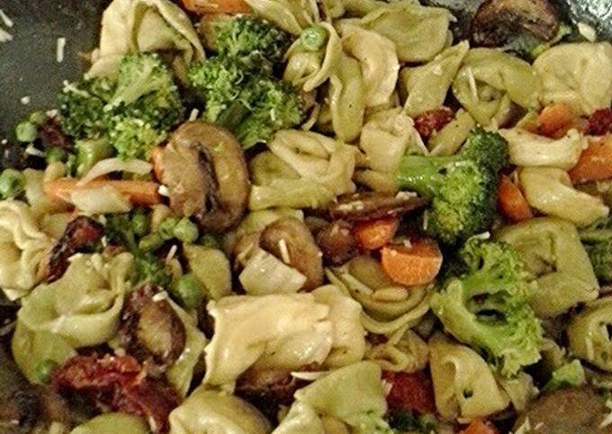 Steps to Prepare Ultimate Anything goes pasta salad