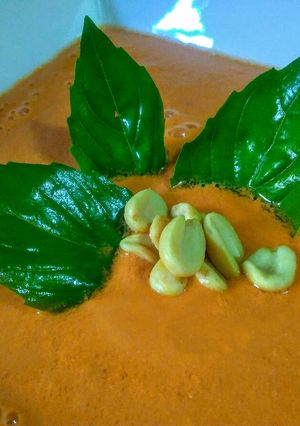 Una foto de GAZPACHO Andaluz al Pesto...!