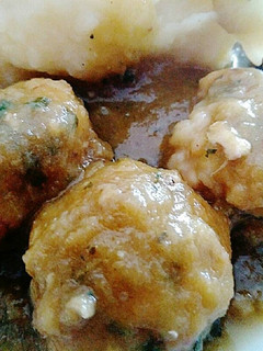 Una foto de Albóndigas de pez espada