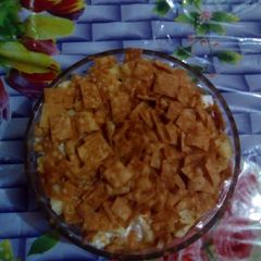 A picture of Papri chana chaat.