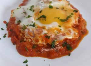 Una foto de Shakshuka casera