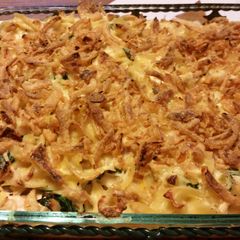 A picture of French Onion Chicken Casserole.