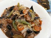 A picture of red bean curd