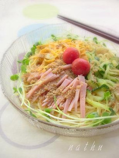A picture of Chilled Chinese-style Noodles with Yakisoba Noodles.