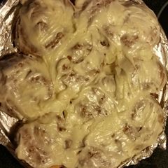 A picture of Cream cheese cinnamon buns.