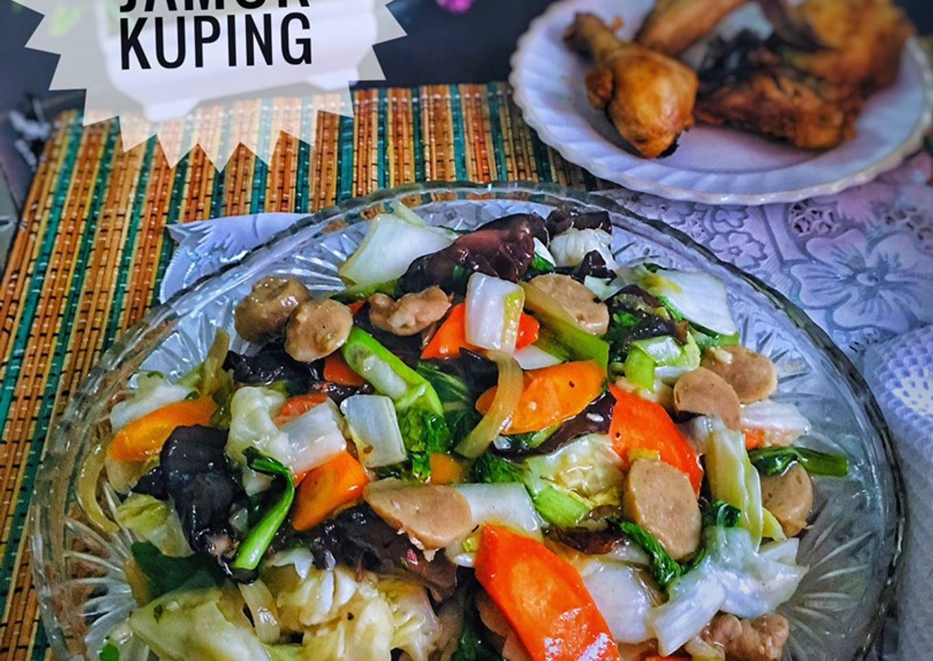 Capcay Goreng & Jamur Kuping