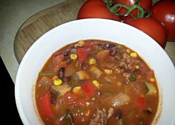 Easy Making Recipe Sweet Sausage and Vegetable Chili Delicious