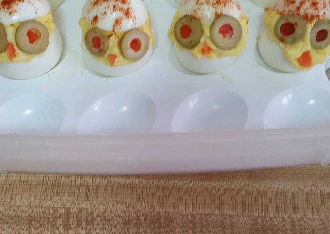 Recipe of Ultimate Lil chicks deviled eggs